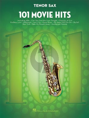 101 Movie Hits for Tenor Saxophone