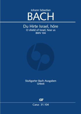 Bach Kantate BWV 104 Du Hirte Israel, höre Soli-Chor-Orch. Klavierauszug (Herausgeber Reinhold Kubik) (Deutsch/English)