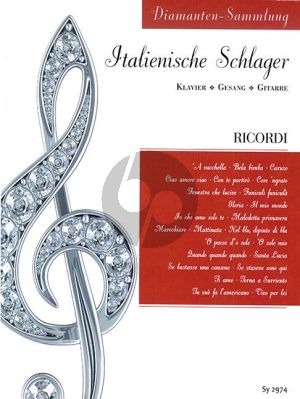 Diamanten-Sammlung – Italienische Schlager Klavier-Vokal-Gitarre