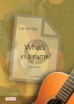 Geit What's in a name 4 Guitars (Score/Parts)