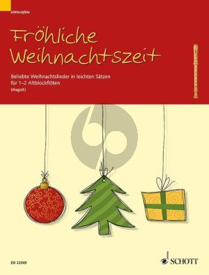 Frohliche Weihnachtszeit 1-2 Altblockflöten