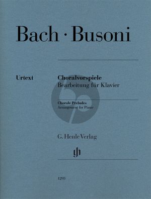 Bach Orgel-Choralvorspiele Piano solo (Busoni)