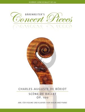 Beriot Scène de Ballet Op.100 Violin-Piano (ed. Kurt Sassmannshaus)