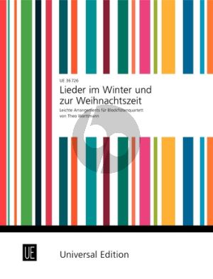 Lieder im Winter und zur Weihnachtszeit 4 Blockflöten (SATB)