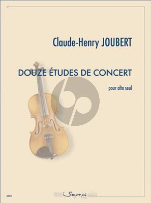 Joubert Douze études de concert Viola