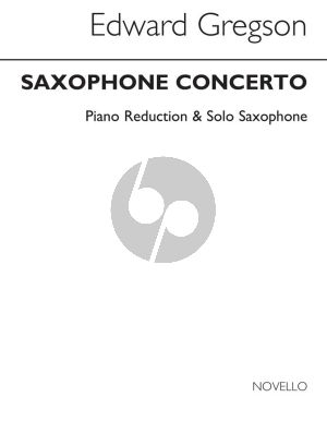 Gregson Concerto Alto Saxophone and Orchestra (piano reduction)