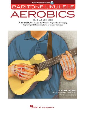 Johnson Baritone Ukulele Aerobics for All Levels: from Beginner to Advanced Book with Audio Online