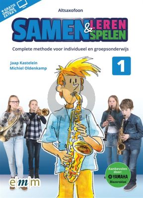 Kastelein-Oldenkamp Samen Leren Samenspelen Altsaxofoon (Boek met Audio online)