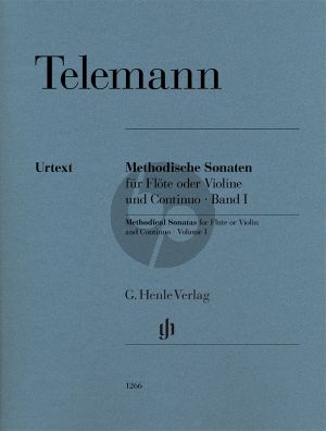 Telemann Methodische Sonaten Vol.1 Flöte (oder Violine) und Continuo (ed. Wolfgang Kostujak) (Henle-Urtext)