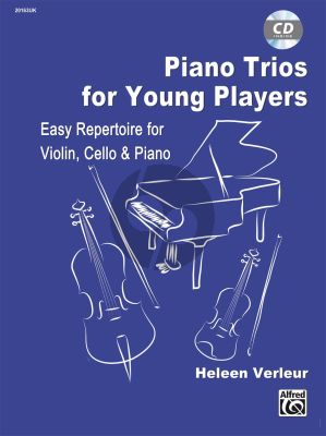 verleur Piano Trios for Young Players (Easy Repertoire) Violin-Violoncello-Piano (Bk-Cd)