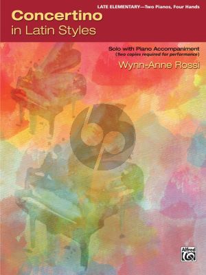 Rossi Concertino in Latin Styles for 2 Piano's 4 Hands (2 Copies Required for Performance)