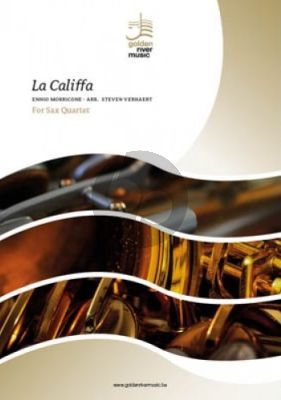Morricone La Califfa 4 Saxophones (SATB) (Score/Parts) (arr. Steven Verhaert)
