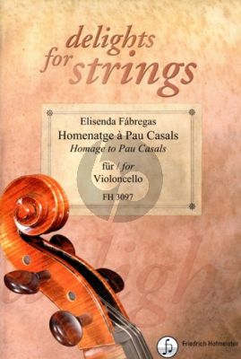 Fabregas Homenatge à Pau Casals Violoncello solo