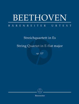 Beethoven Quartett E-flat major Op.127 2 Vi.-Va.-Vc. Study Score