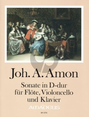 Amon Sonate D-dur Op.48 No.1 Flöte-Violoncello-Klavier (Part./Stimmen) (Bernhard Pauler)