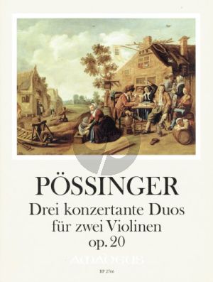 Possinger 3 konzertante Duos Op.20 2 Violinen (ed. Yvonne Morgan)