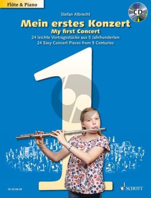 Mein erstes Konzert (My First Concert) (24 Easy Concert Pieces from 5 Centuries) Flute-Piano (Bk-Cd) (edited by Stefan Albrecht)