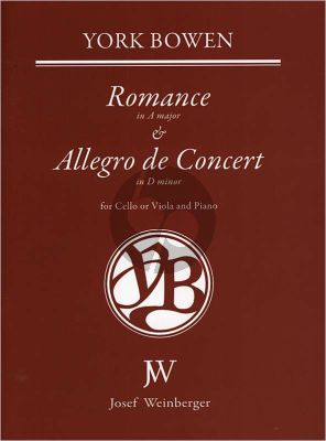 Bowen Romance A-major & Allegro in Concert d-minor Op. 21 Violoncello(or Viola)-Piano