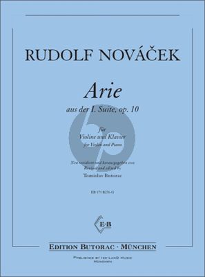 Novacek Arie aus Suite No.1 Op.10 Violine-Klavier (ed. Tomislav Butorac)