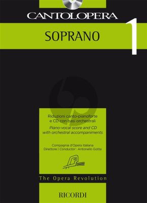 Cantolopera 1: Soprano Voice-Piano (Bk-Cd)