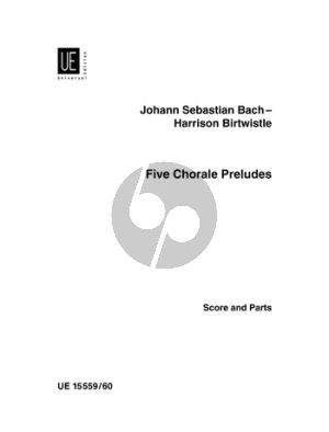 5 Chorale Preludes for Voice, Clarinet (A), Bassethorn (F), Bass Clarinet (Es) (Birtwistle) (Score/Parts)