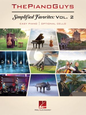 The Piano Guys - Simplified Favorites Vol.2 (easy Piano with optional Cello)