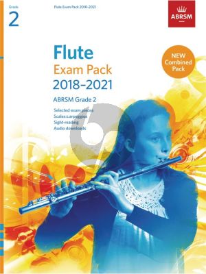 Flute Exam Pack 2018–2021, ABRSM Grade 2 Flute-Piano (Book with Audio online)