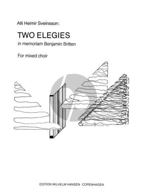 Sveinsson Two Elegies in memoriam Benjamin Britten (SATB)