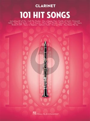 101 Hit Songs for Clarinet