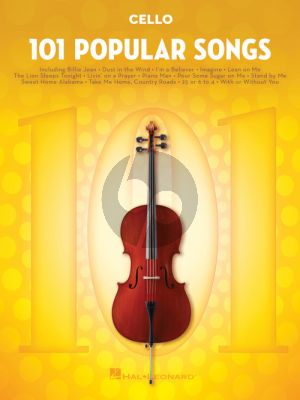 101 Popular Songs for Cello