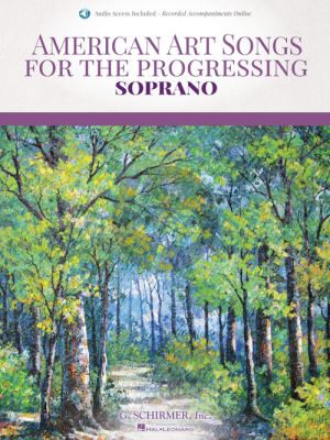 American Art Songs for the Progressing Singer - Soprano (Book with Audio online)