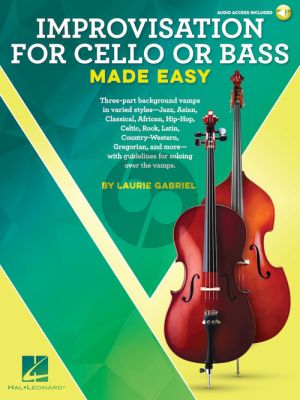 Gabriel Improvisation for Cello or Bass Made Easy (Book with Audio online)