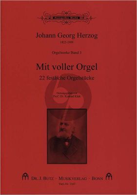 Herzog Orgelwerke Band 3 Mit voller Orgel – 22 festliche Stücke (Ped.) (ed. Konrad Klek)