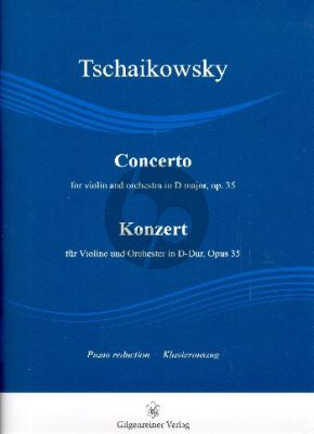 Tchaikovsky Konzert D-Dur Op.35 Violine und Orchester (KA) (transcr. Edward Rushton und Philip Draganov)