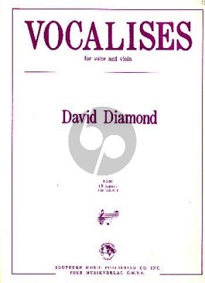Diamond Vocalises High Voice-Viola
