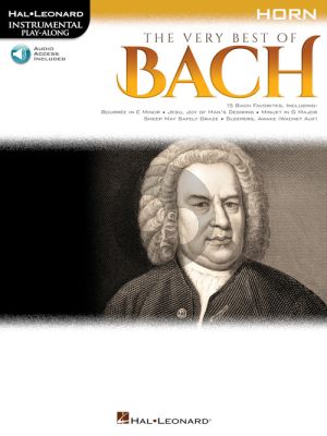 The Very Best of Bach Instrumental Play-Along Horn (Book with Audio online)