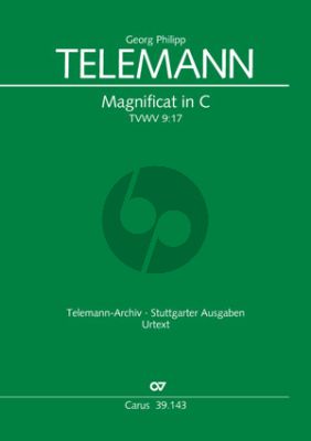 Telemann Magnificat in C TWV9:17 Soli-Chor-Orchester Partitur (ed. Arne Thielemann)