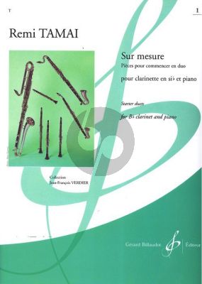 Tamai Sur Mesure (Pièces Pour Commencer en Duo) Vol.1 Clarinette-Piano (easy) (grade1)