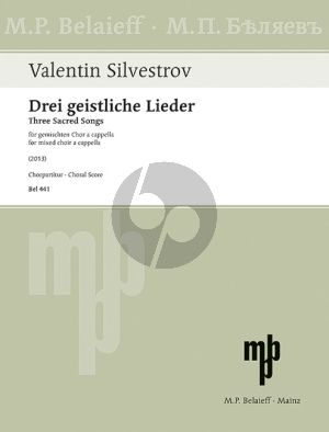 Silvestrov 3 Geistliche Lieder SSAATTBB