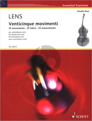 Lens 25 Movements for Double Bass solo