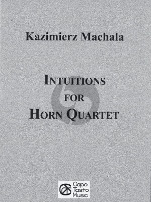 Machala Intuitions 4 Horns (Score/Parts)