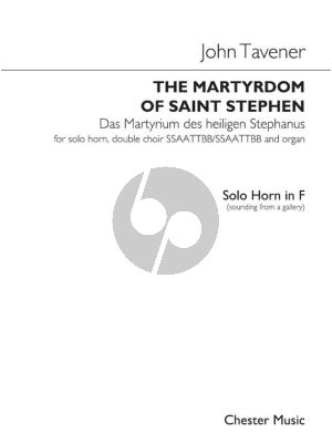 The Martyrdom Of St Stephen Horn solo-SATB/SATB -Organ Solo Horn Part