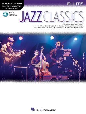 Jazz Classics Instrumental Play-Along for Flute (Book with Audio online)