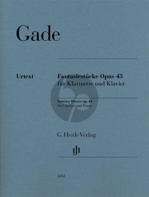 Gade Fantasiestücke Op.43 Klarinette-Klavier (ed. Nicolai Pfeffer) (Henle-Urtext)