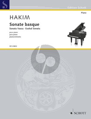 Hakim Sonate basque Piano solo