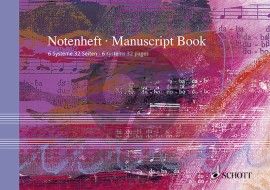 Notenheft - Manuscript Book Querformat