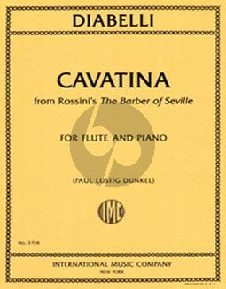 Cavatina from Rossini's The Barber of Seville Flute-Piano