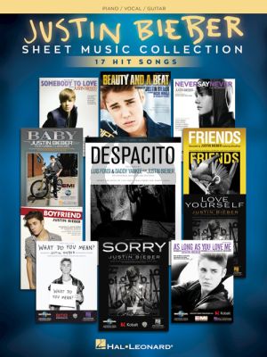 Justin Bieber – Sheet Music Collection Piano-Vocal-Guitar