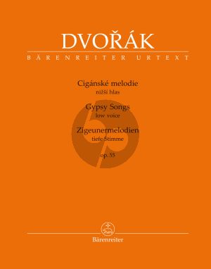 Dvorak Zigeunermelodien Op.55 Tiefe Stimme-Klavier (Veronika Vejvodová) (Tschech./Engl/ Dt.)