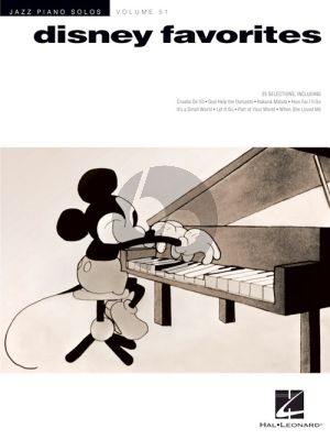 Disney Favorites (Jazz Piano Solos Series Volume 51)